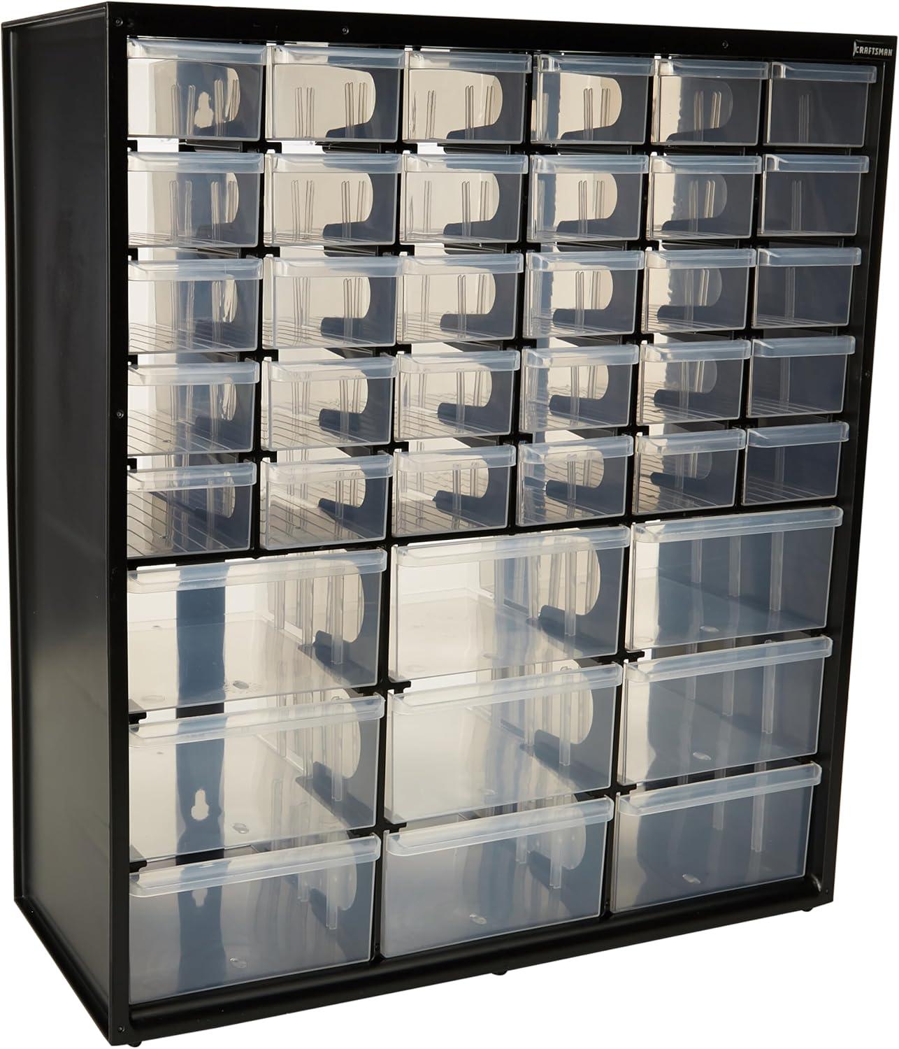 Craftsman Large and Small 39 Drawer Bin System CMST40739