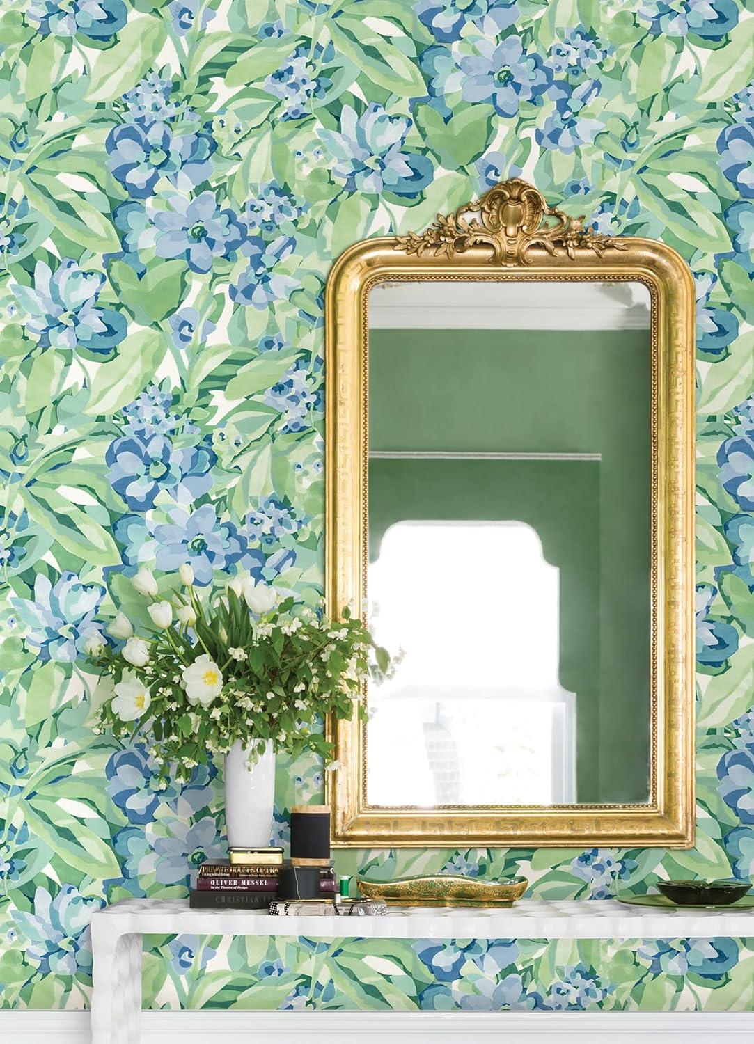 Caroline et Bettina Belles Fleurs Peel & Stick Floral Roll