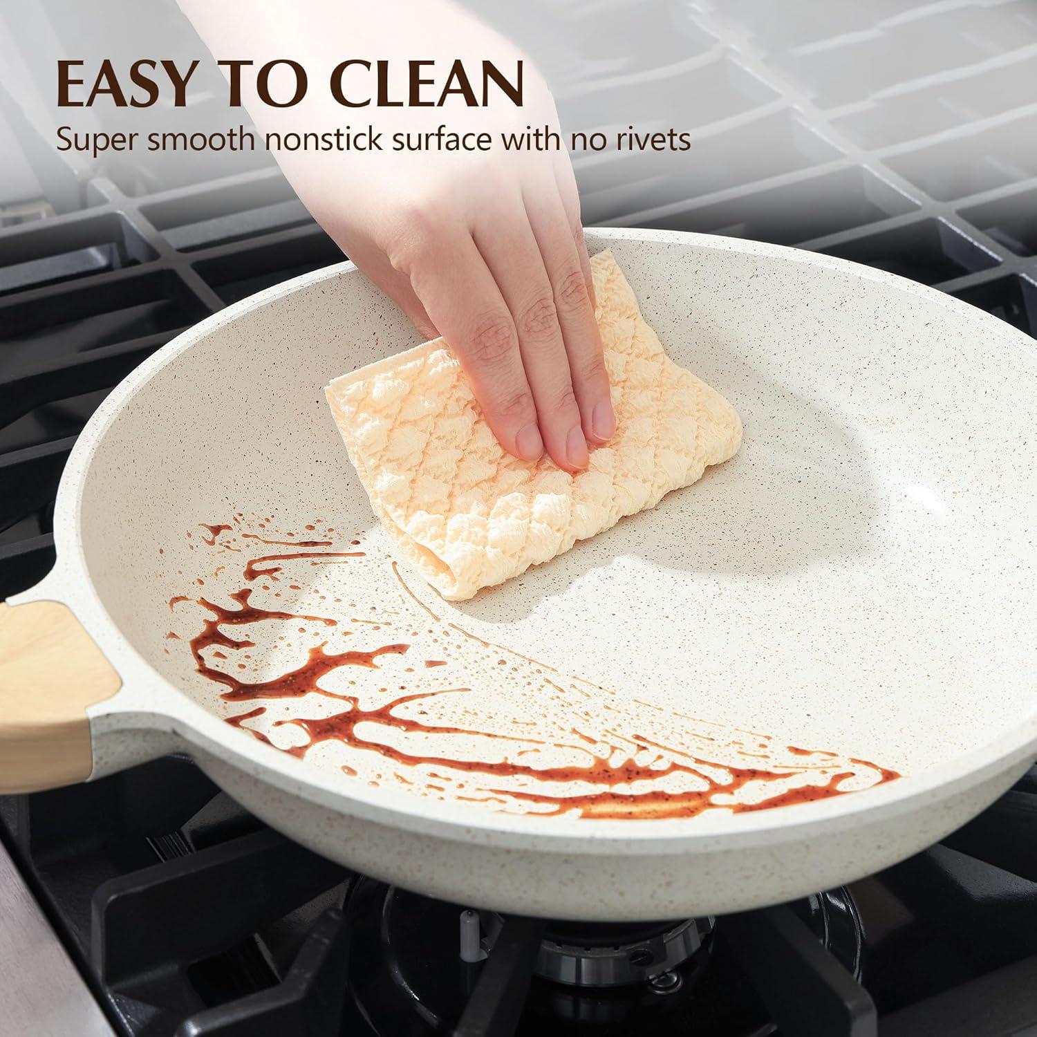 Healthy Nonstick Frying Pan with Lid