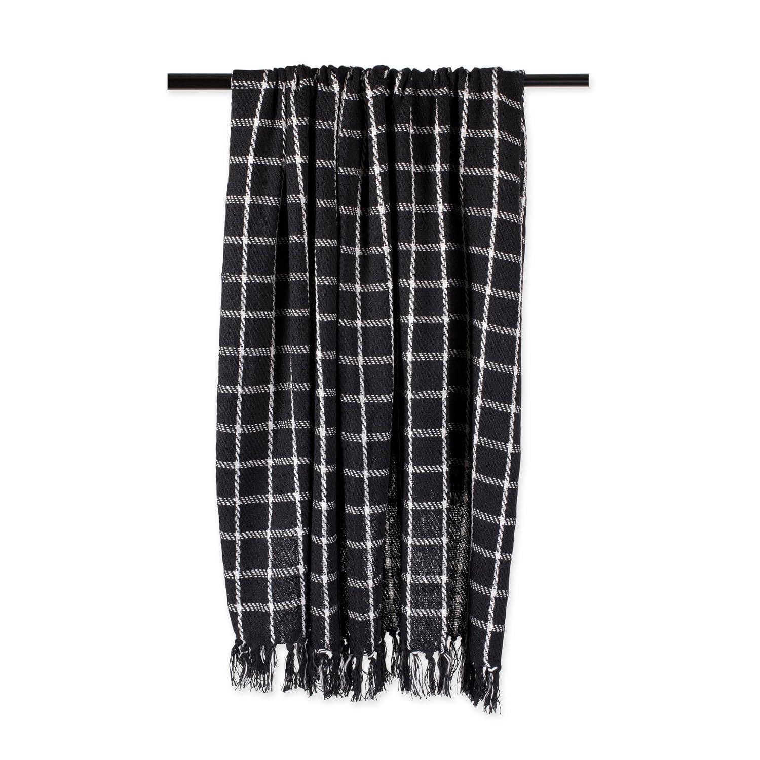 Design Imports Hand Woven Throw Blanket