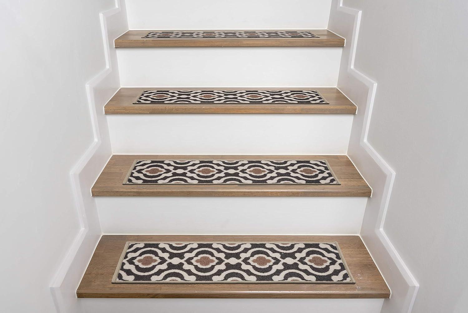 World Rug Gallery Trellis Non-Slip Stair Treads