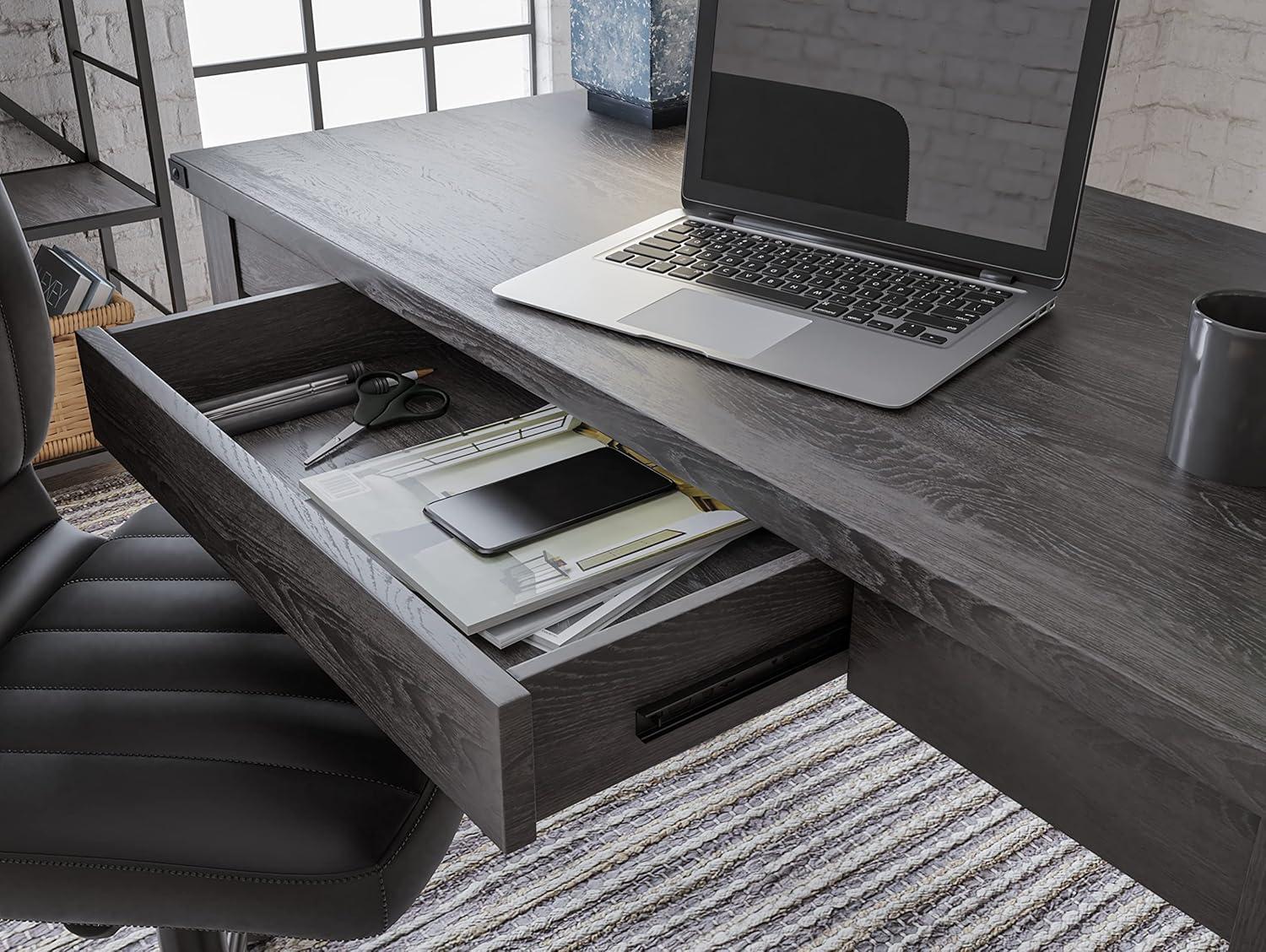 Signature Design by Ashley Casual Freedan 48" Home Office Desk, Grayish Brown