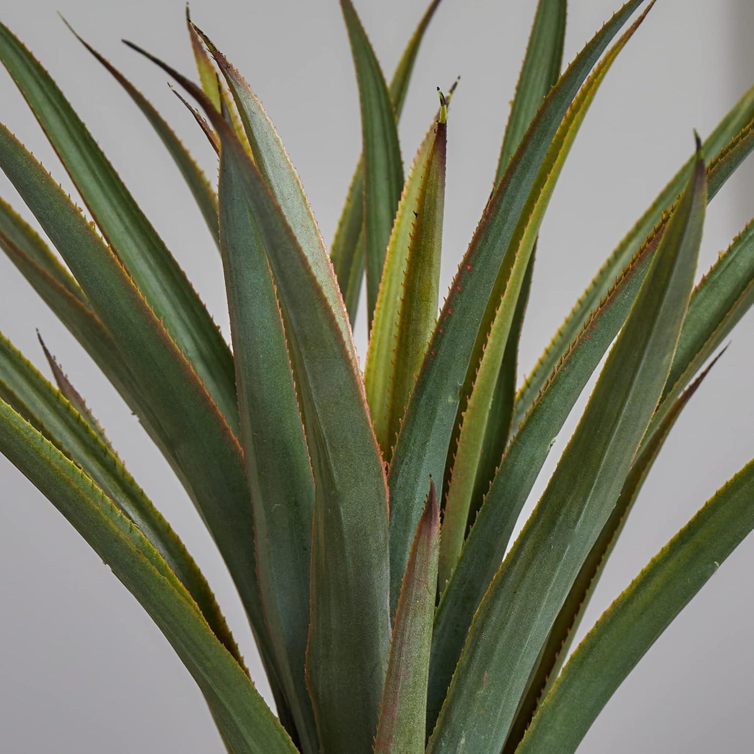 Nearly Natural 30" Plastic Agave Artificial Plant, Green