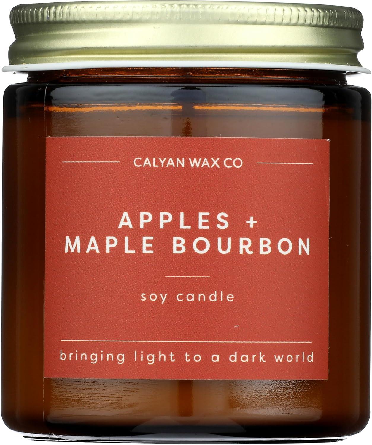 Apples & Maple Bourbon Scented Soy Candle, 3.1 OZ