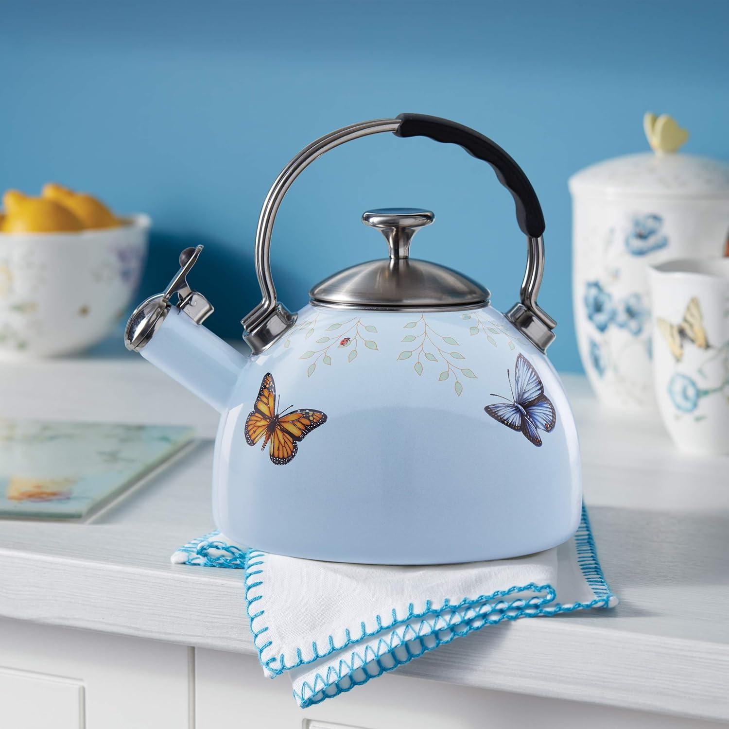 Lenox Butterfly Meadow Tea Kettle, 1-Count