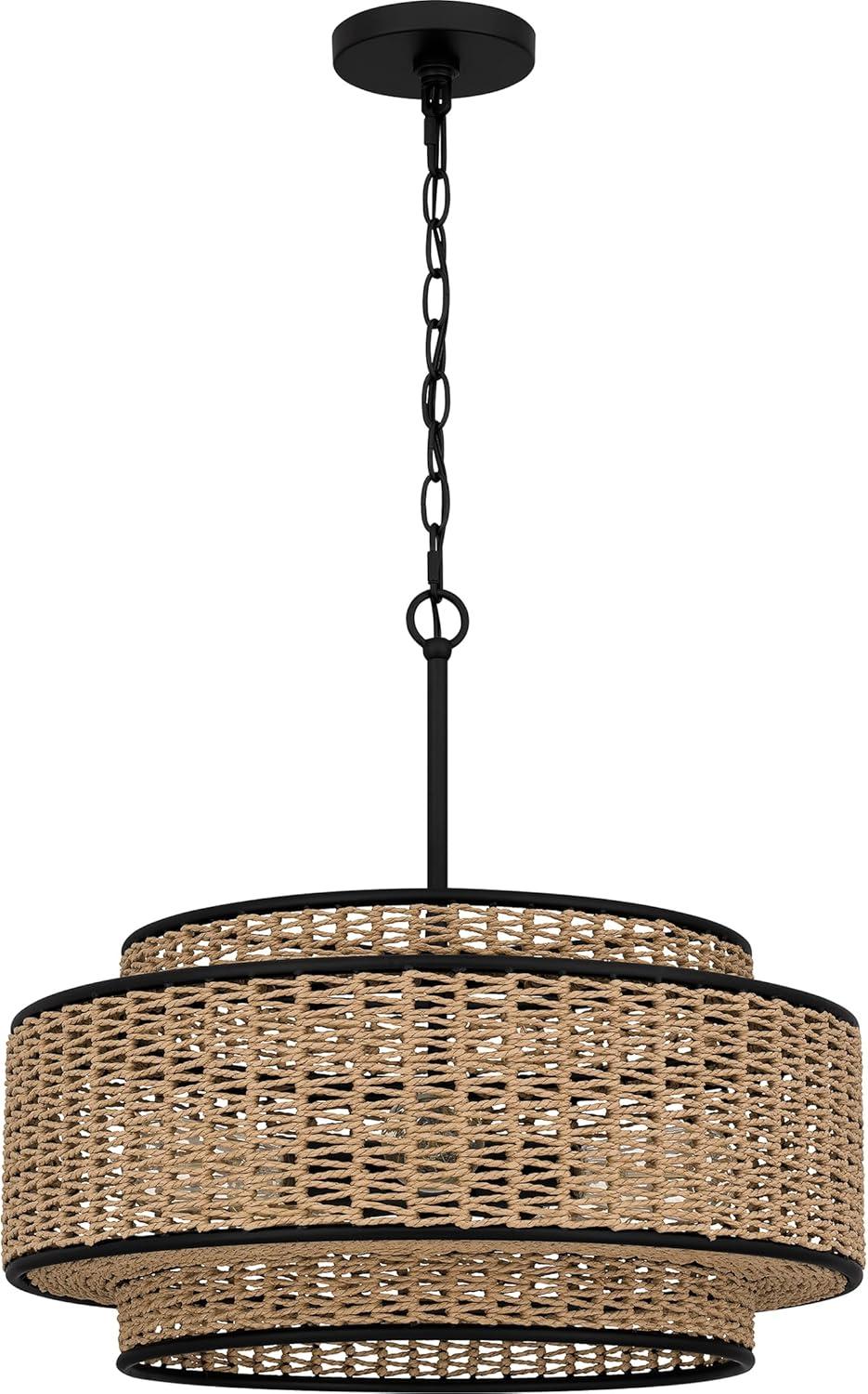 Quoizel Lighting 5 - Light Pendant in  Matte Black