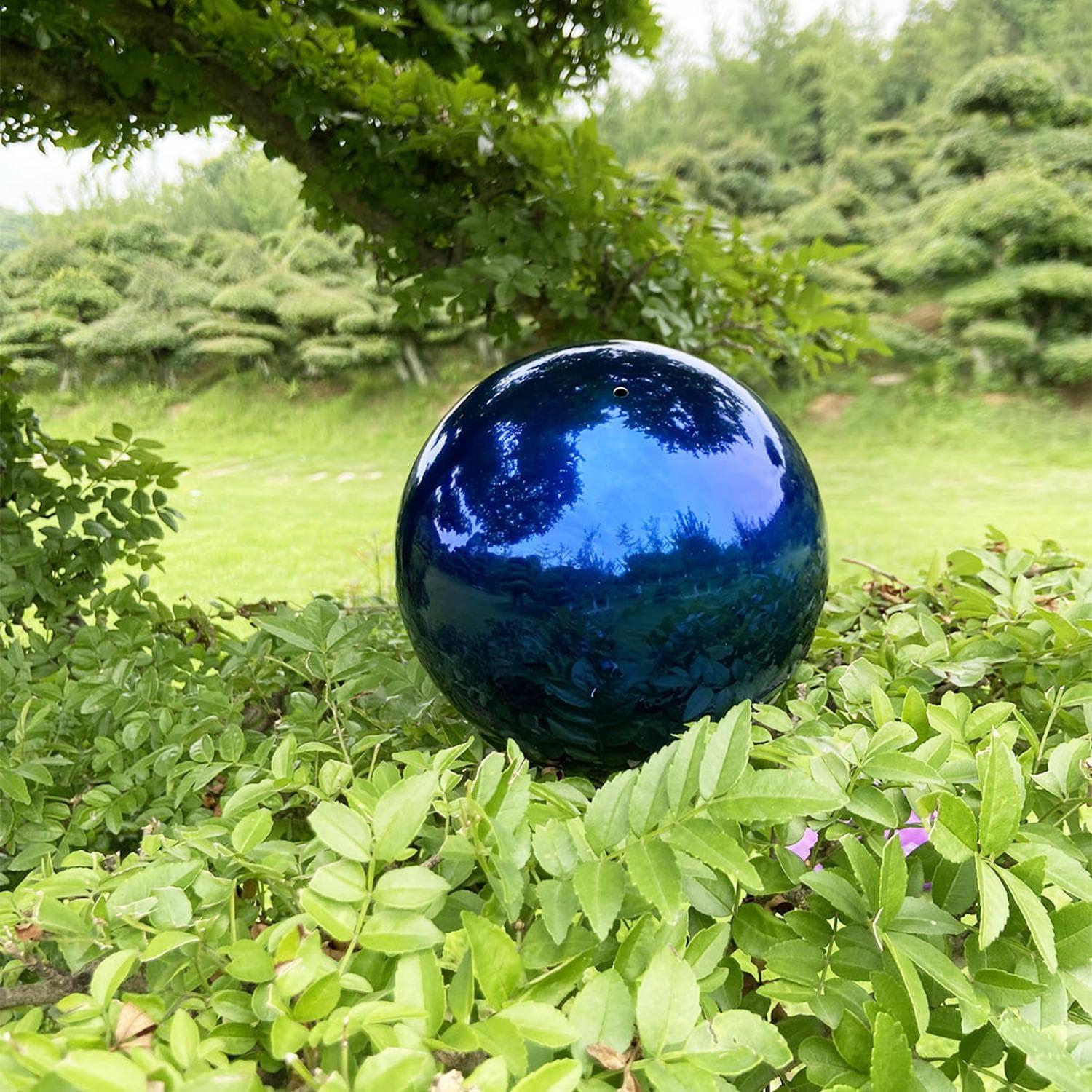 The Holiday Aisle® Champlain Metal Abstract Gazing Ball