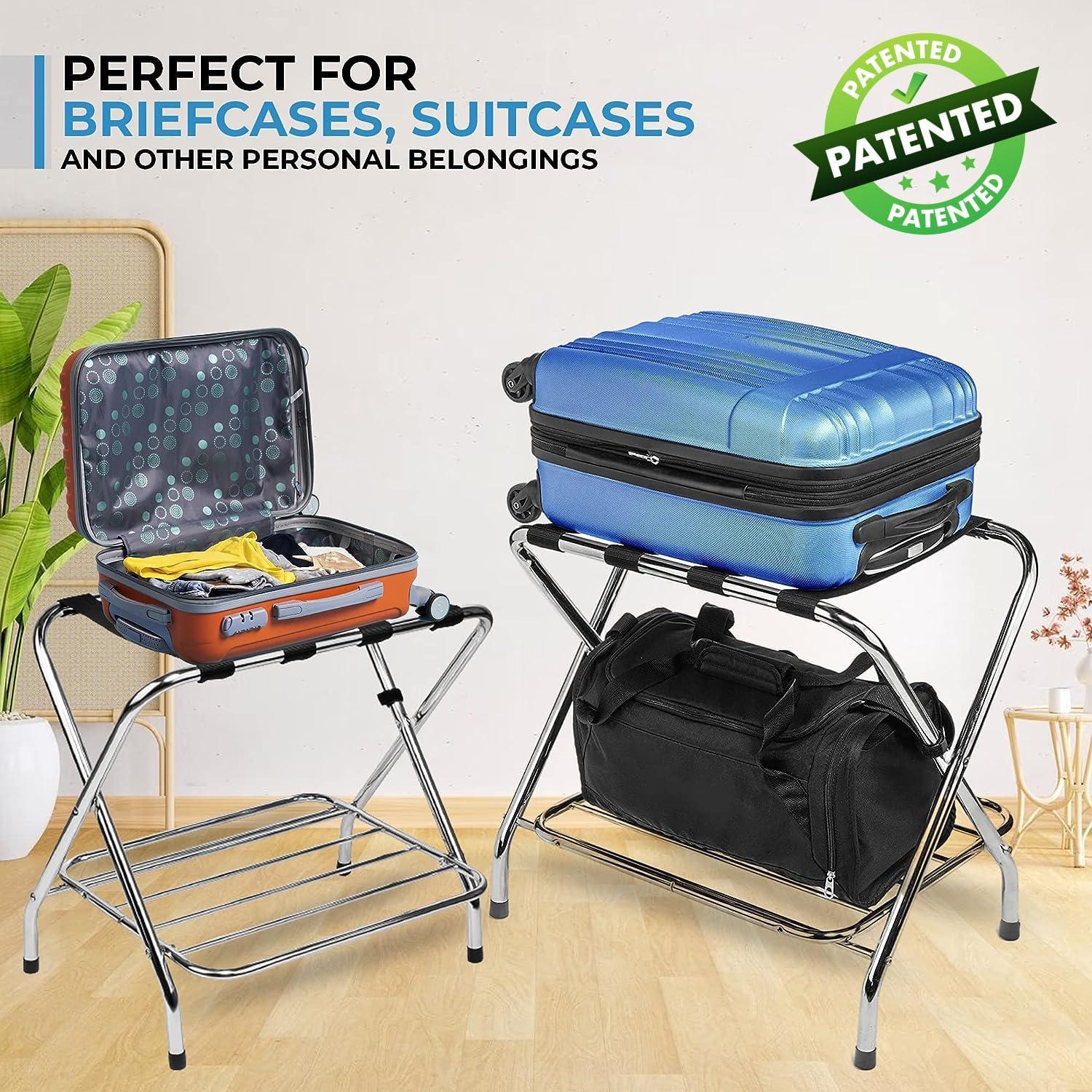 Folding Metal Luggage Rack