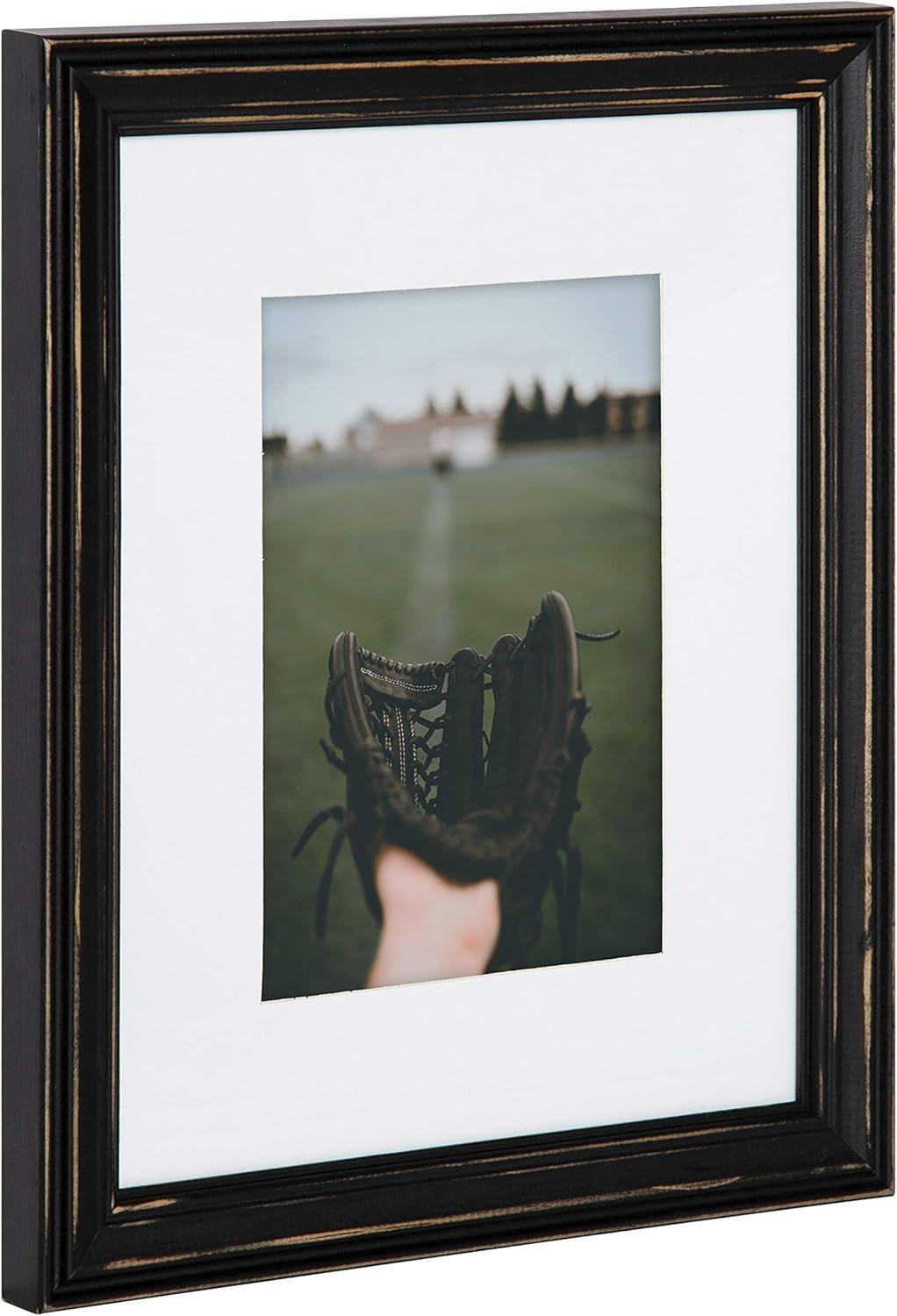 6pc Bordeaux Frame Box Set Black - Kate & Laurel All Things Decor: Wall Display, Sawtooth Hanger, Wood Material