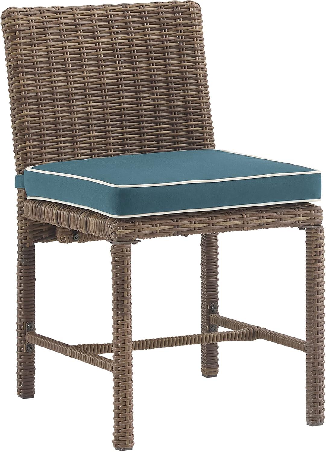 2pk Bradenton Outdoor Steel Armless Chairs - Crosley