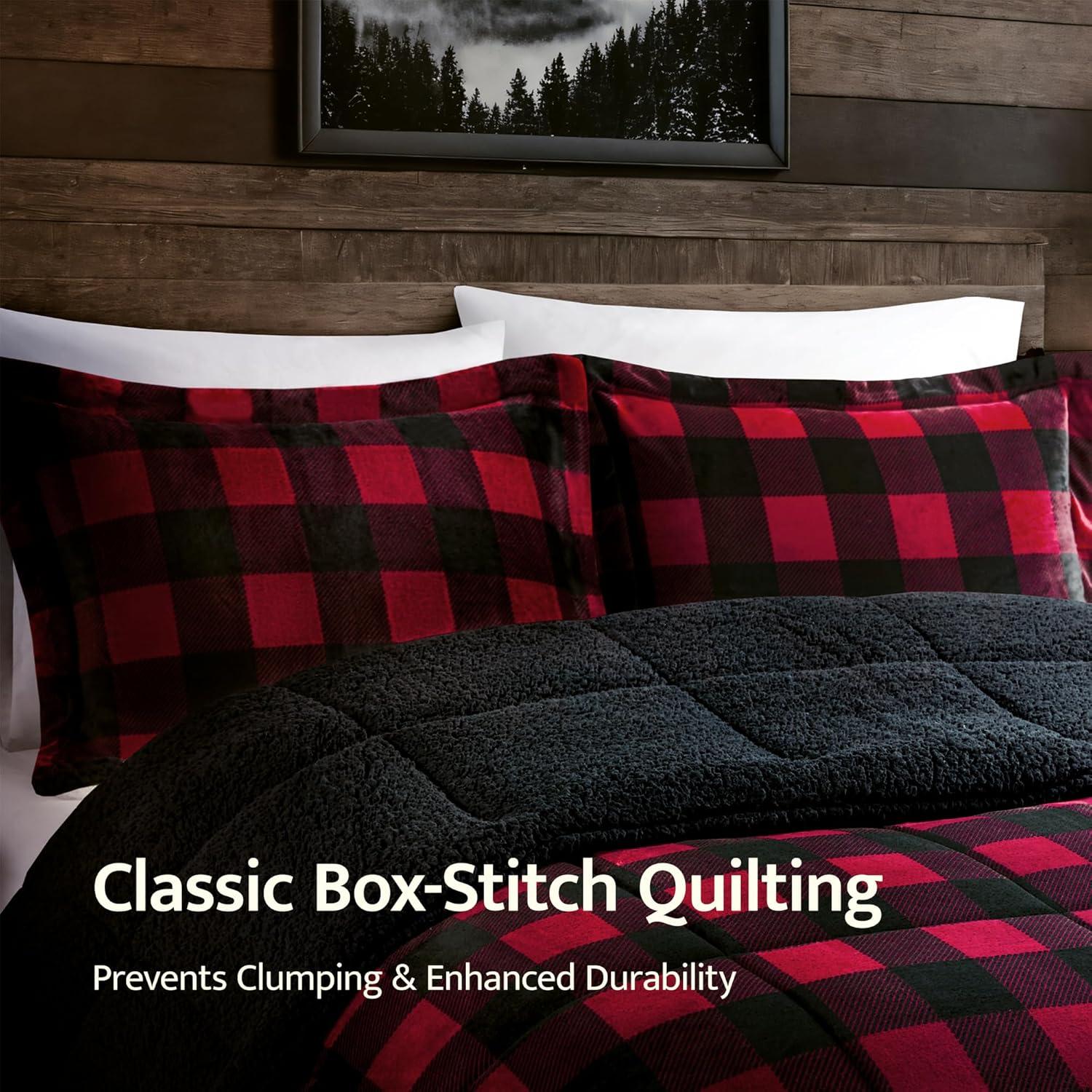 Woolrich Woolrich Alton Plush to Sherpa Down Alternative Comforter Set