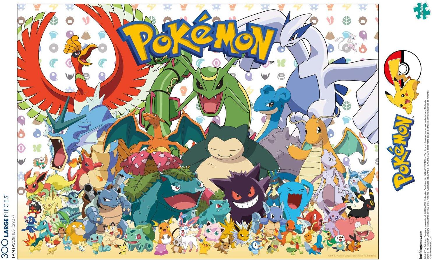 Buffalo Games Pokemon - Fan Favorites 300 Pieces Jigsaw Puzzle