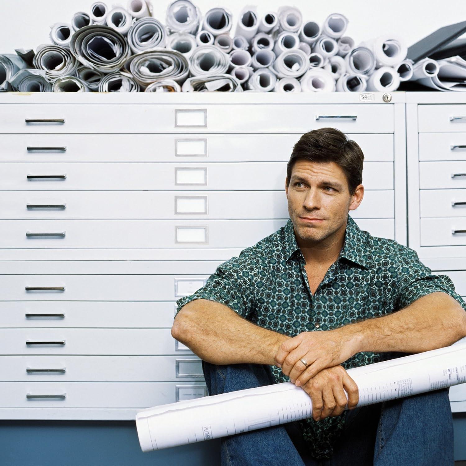 Five-Drawer Flat File Filing Cabinet