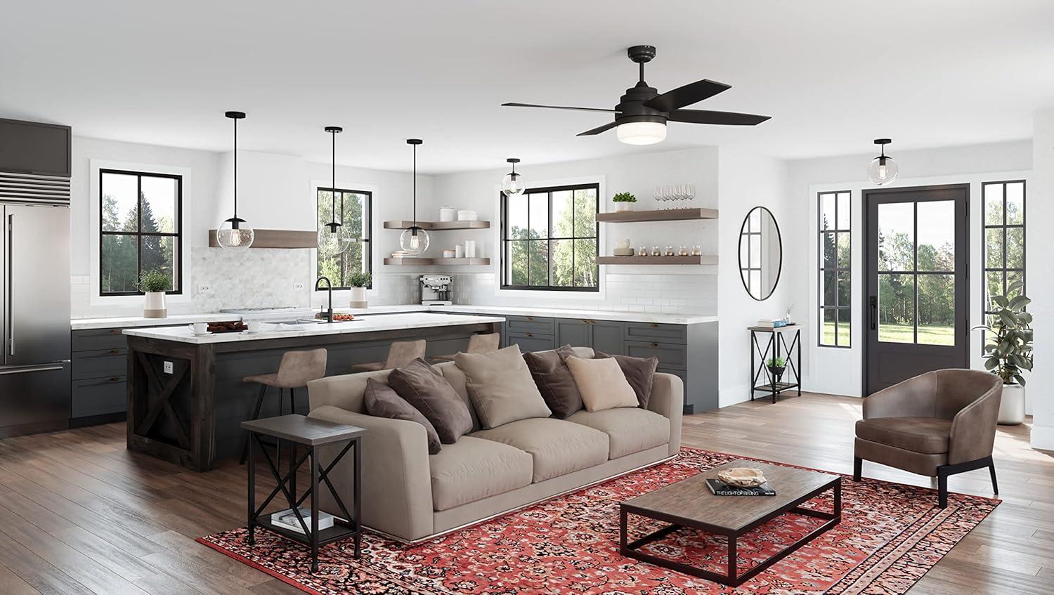 Design House  Gracelyn Pendant Light in Matte Black