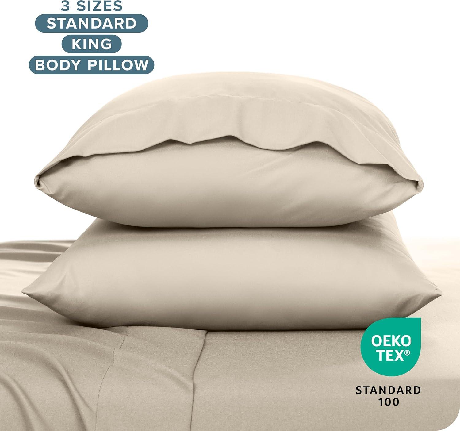 Ultra-Soft Microfiber Pillowcases by Bare Home