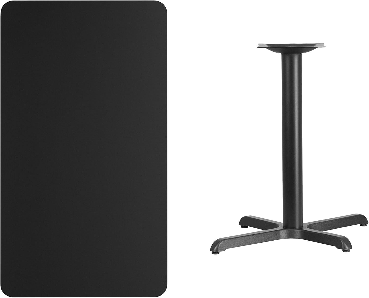 Flash Furniture Laminate Table Top with Table Height Base