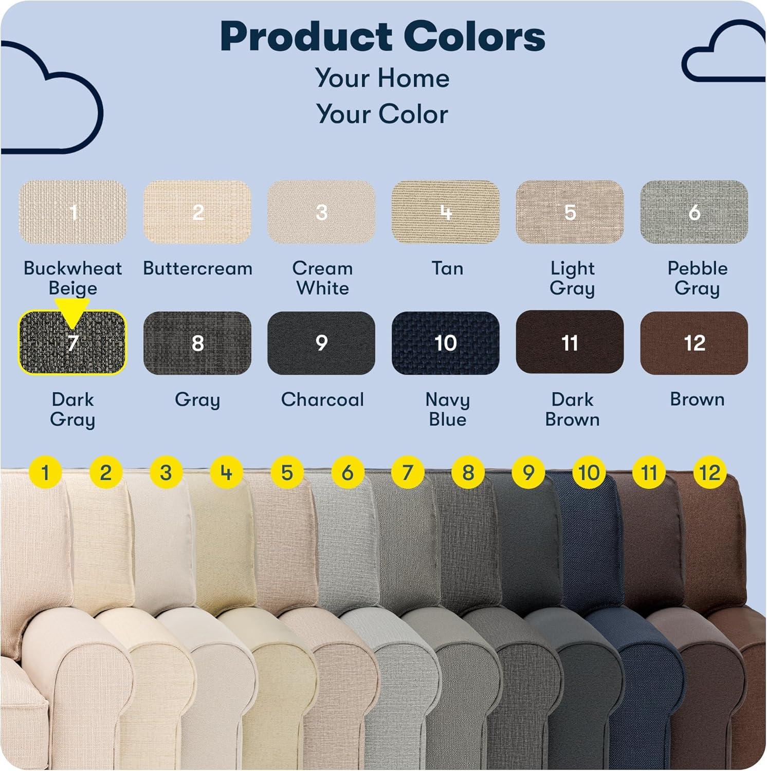 Serta Copenhagen 78" Rolled Arm Sofa, Easy Care Fabric, Soft Pillow Back, Pocket Coil Seat Cushions