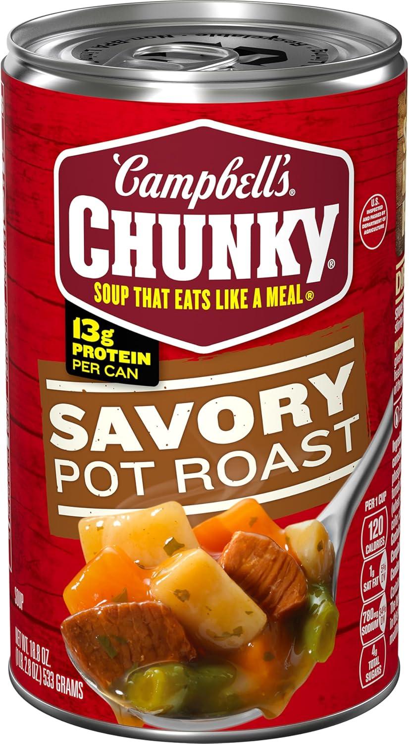 Campbell's Chunky Savory Pot Roast Soup - 18.8oz
