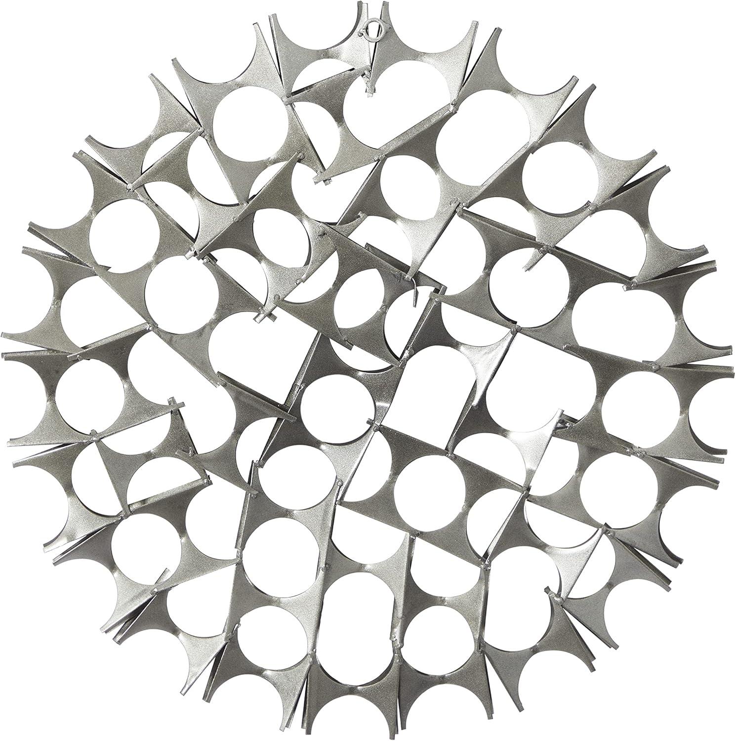 Set of 3 Metal Starburst Wall Decors with Cutout Design - Olivia & May