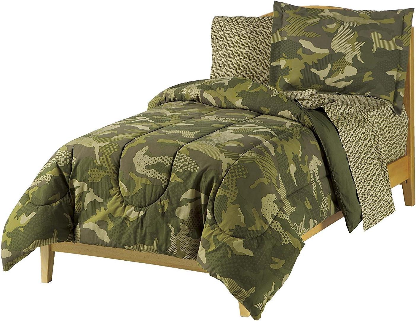 Dream Factory Geo Camo Comforter Set