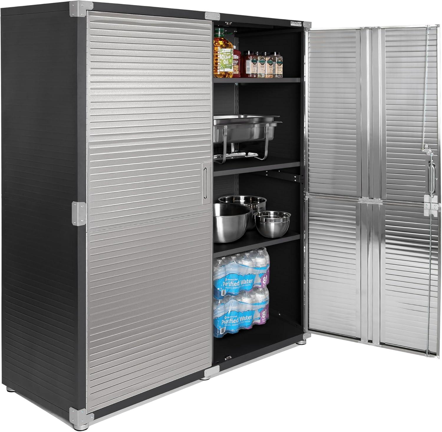 Seville Classics UltraHD Extra-Wide Mega Storage Cabinet, 60" W x 24" D x 72" H