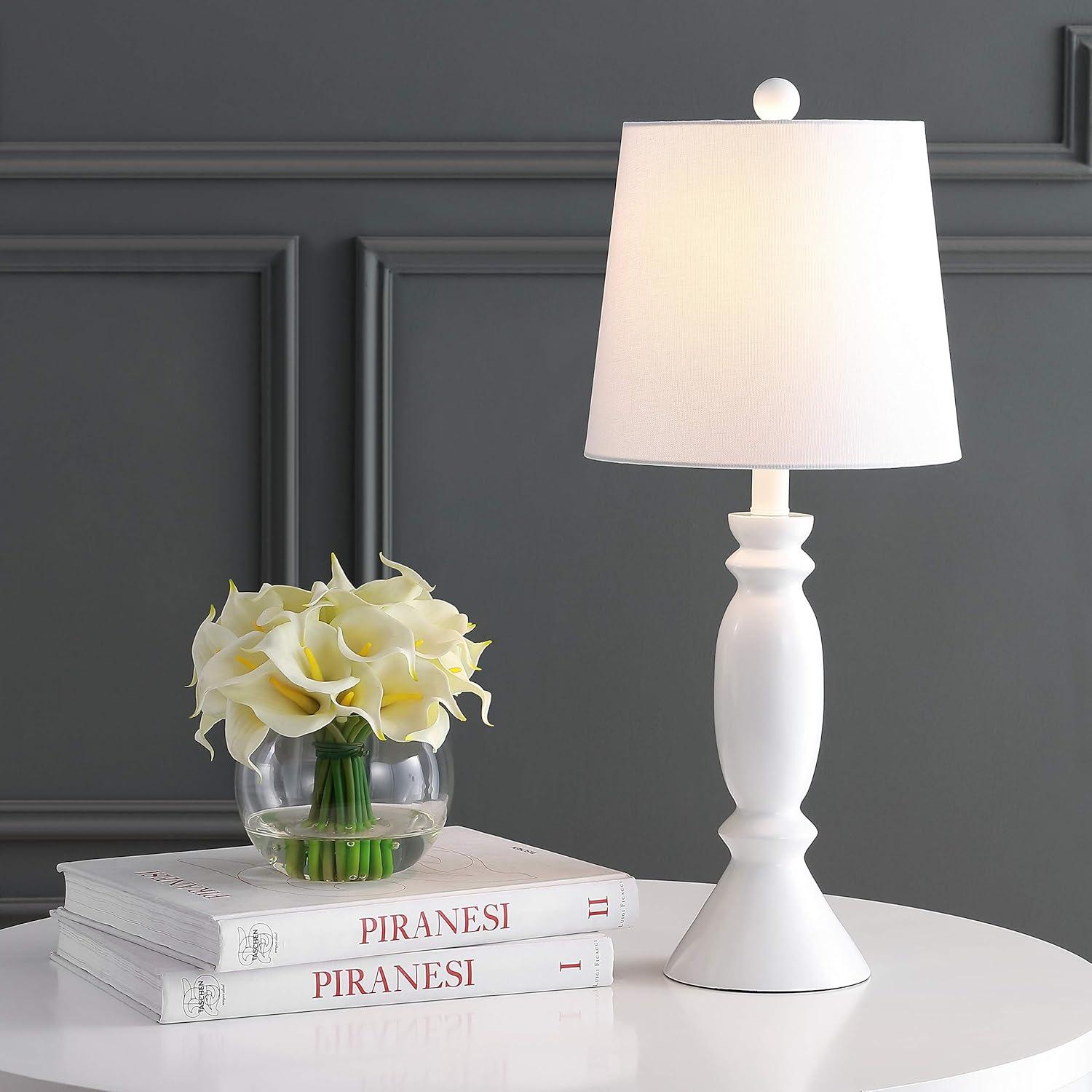 Kian Table Lamp - White - Safavieh.