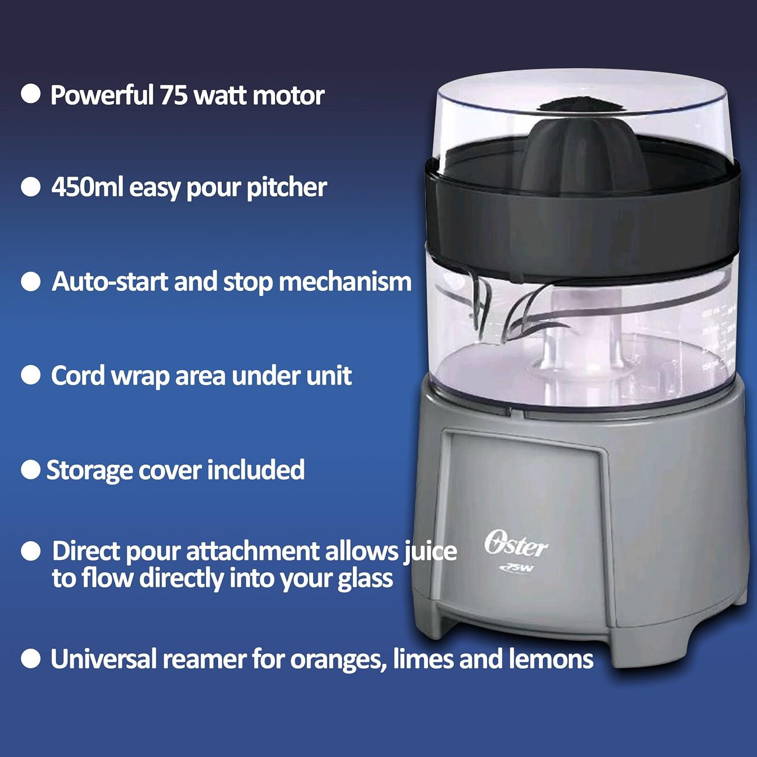 Oster Hi Performance Citrus Juicer - Silver