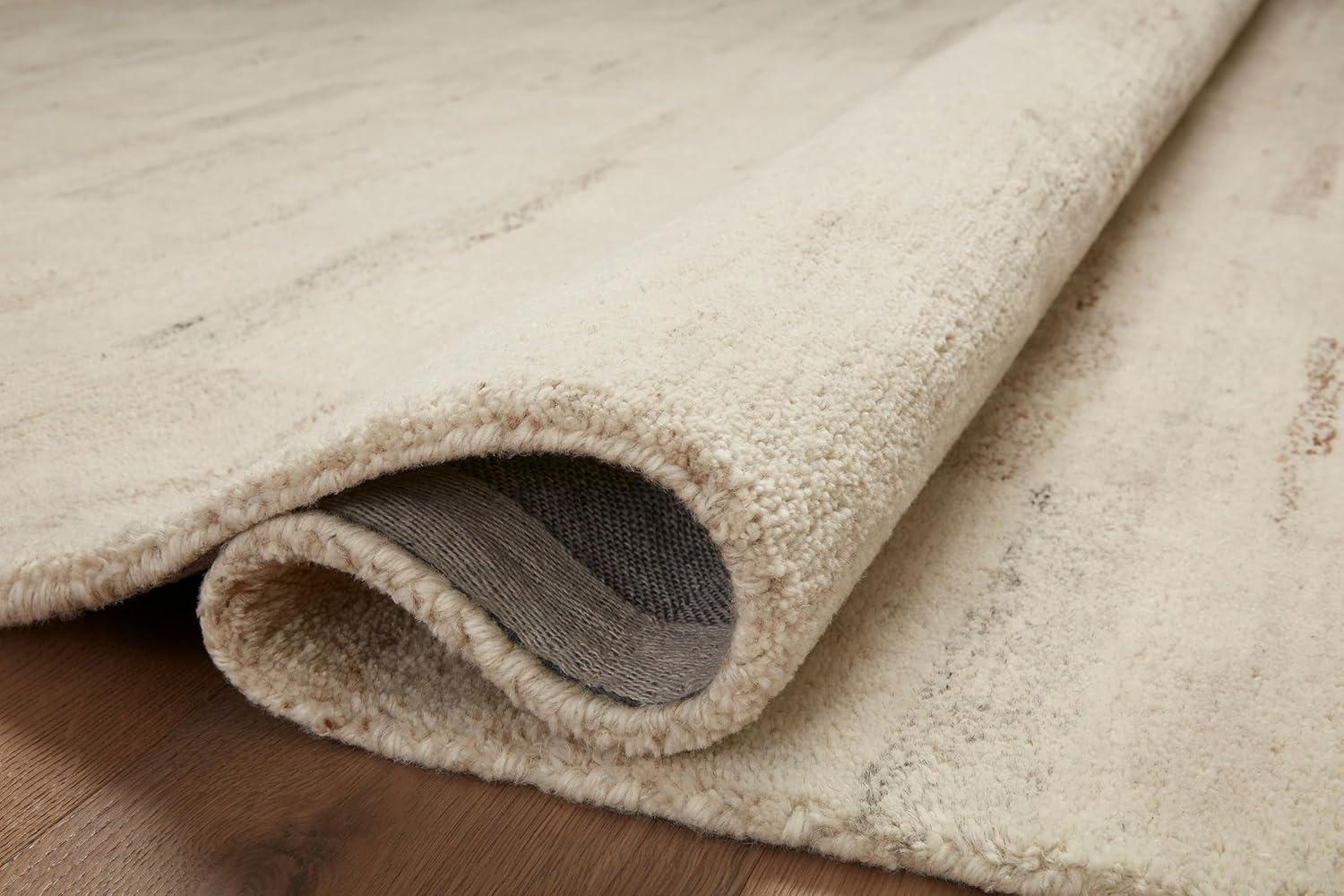 Amber Lewis x Loloi Rocky Natural / Fog Area Rug