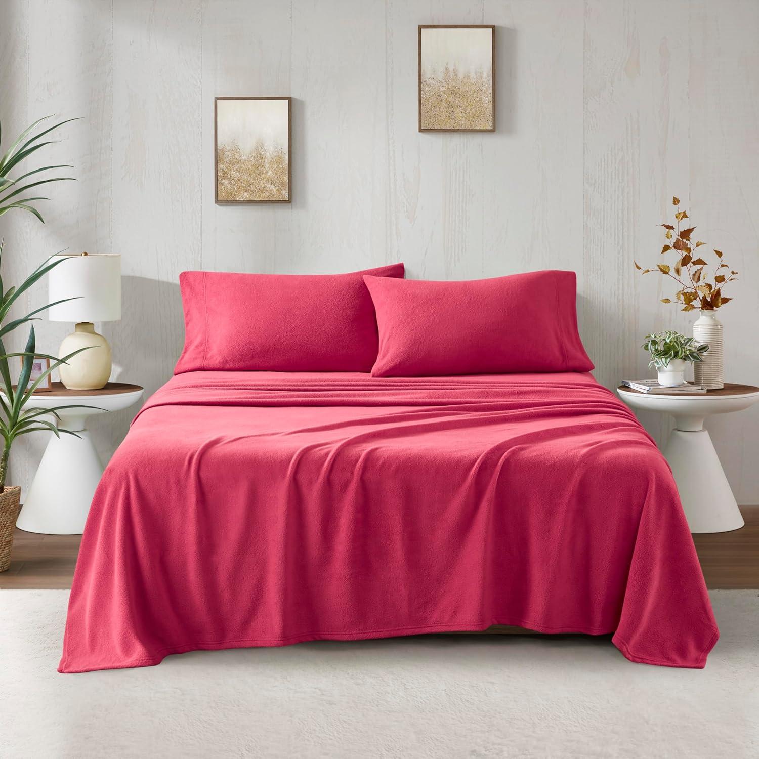 Madison Park Micro Fleece Sheet Set