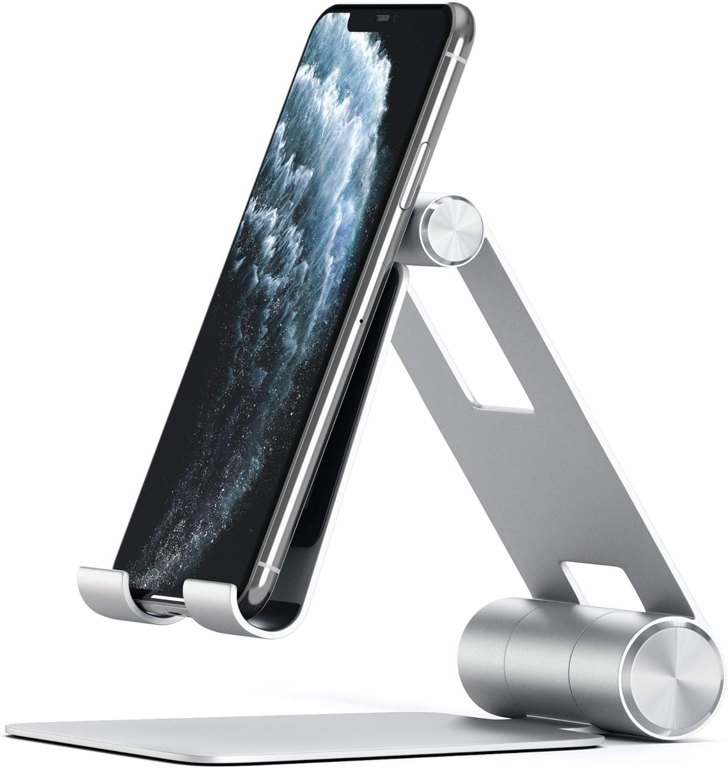 Satechi R1 Aluminum Hinge Holder Foldable Stand - Silver