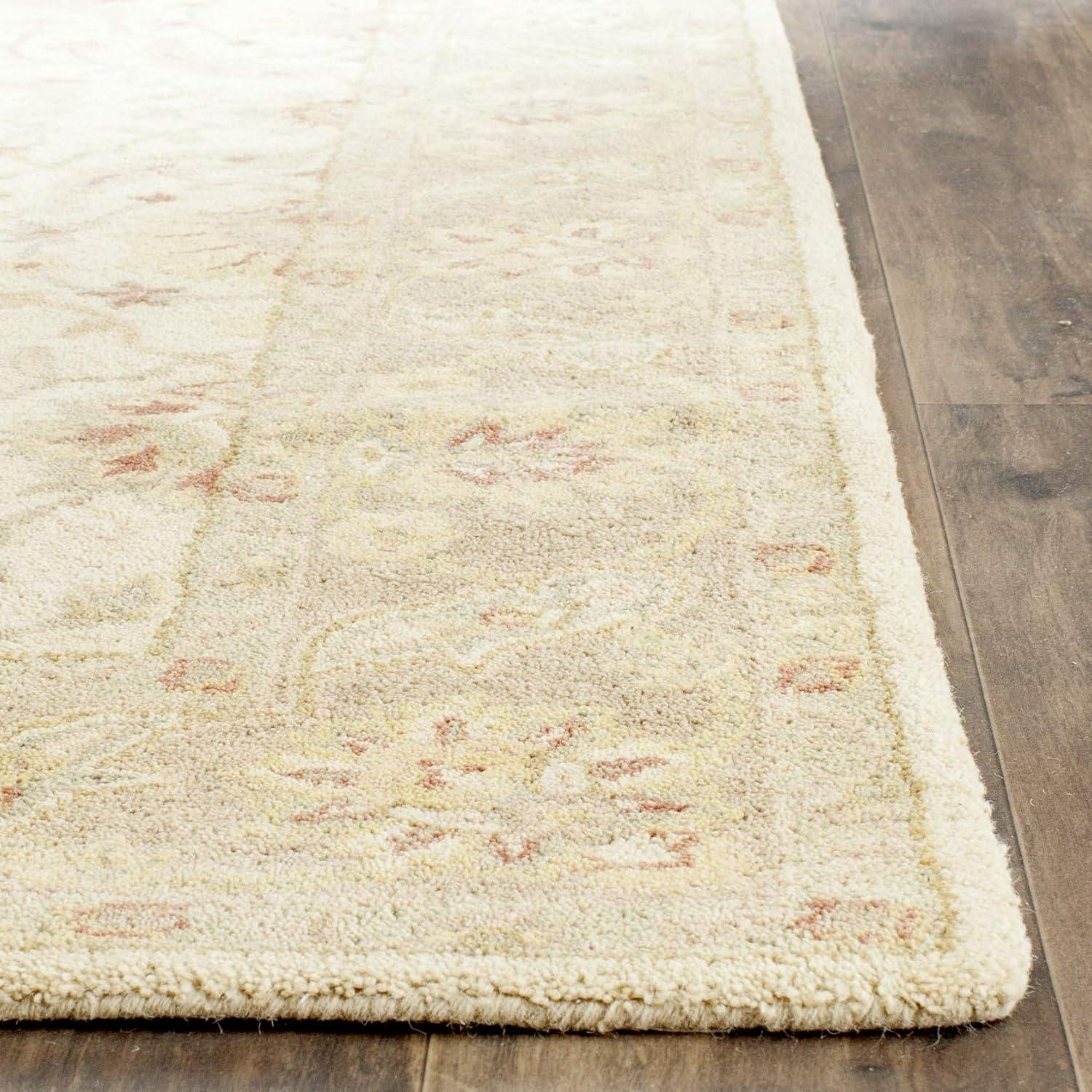 Antiquity AT311 Hand Tufted Area Rug - Ivory/Brown - 3'x5' - Safavieh.