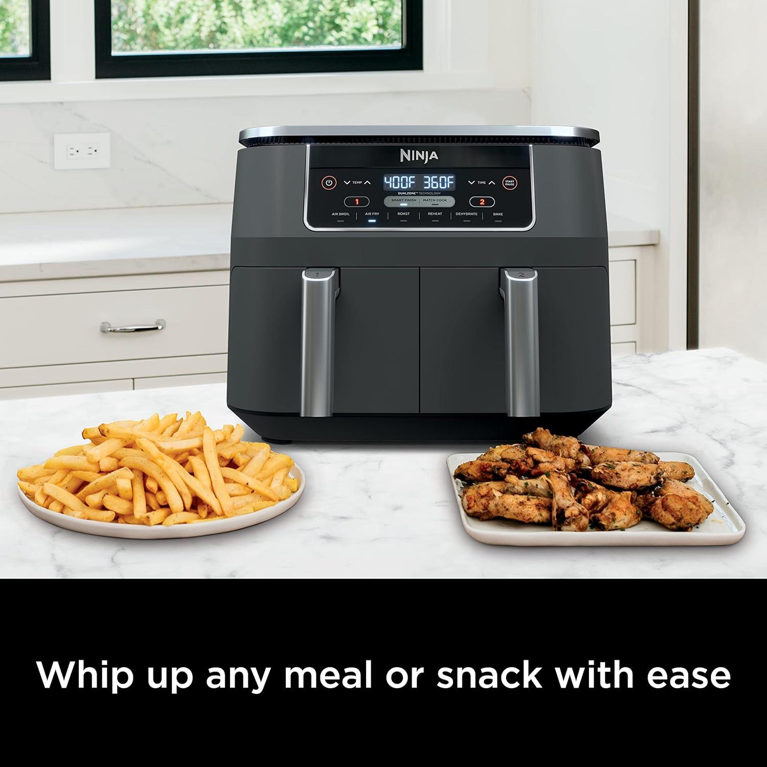 Ninja Foodi ® 2-Basket 8-Qt. Air Fryer with DualZone™ Technology