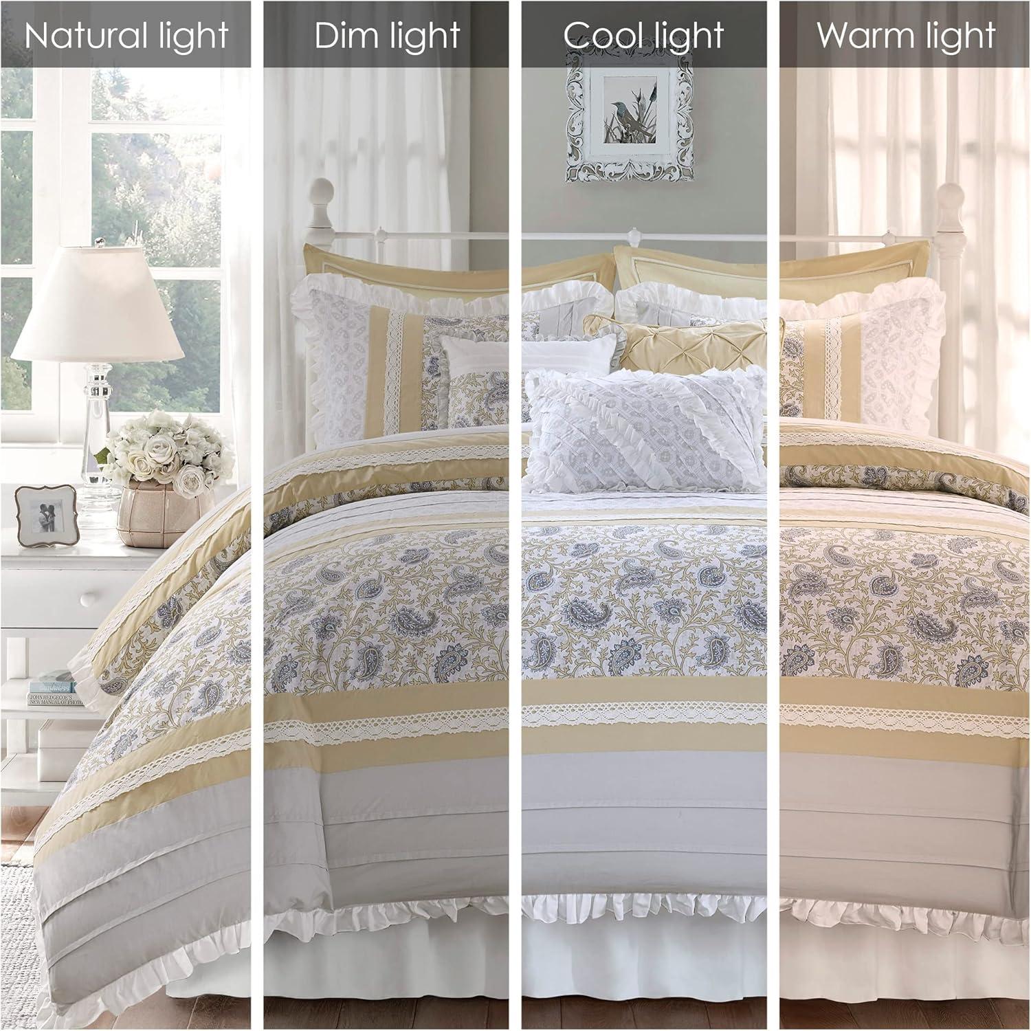 Dawn 9 Piece Cotton Percale Comforter Set