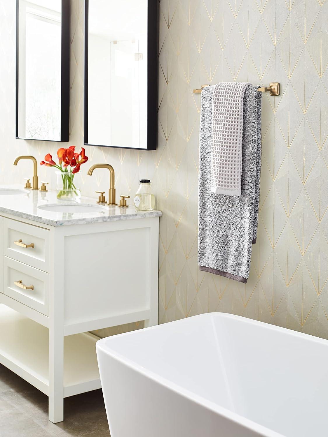 Amerock Stature Champagne Bronze 18 inch (457mm) Towel Bar