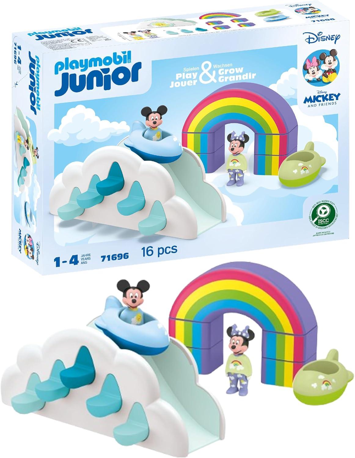 Playmobil #71696 Junior & Disney: Mickey Mouse's & Minnie Mouse's Cloud Home - Brand New!