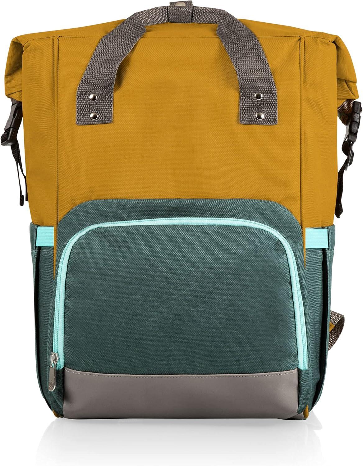 Picnic Time On The Go Roll-Top Backpack Cooler - Hiking Backpack Cooler