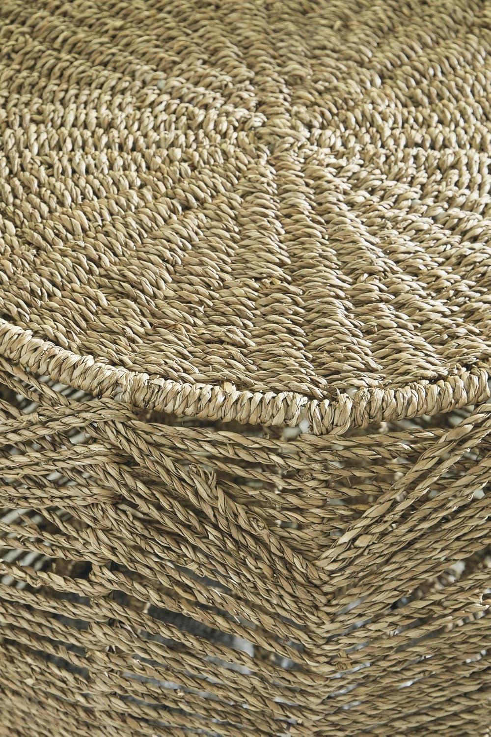 Cae Seagrass Accent Stool