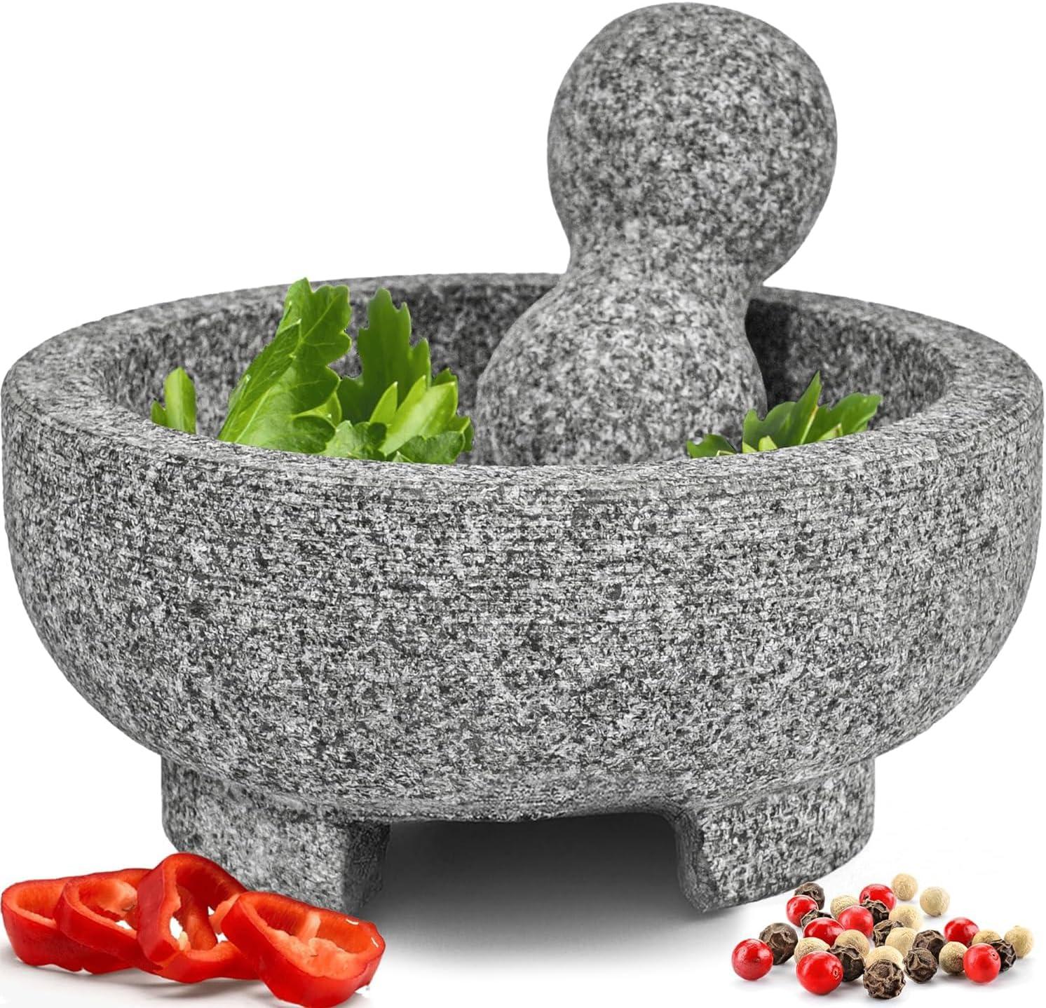 6.1 Inch Granite Molcajete for Spices and Pastes