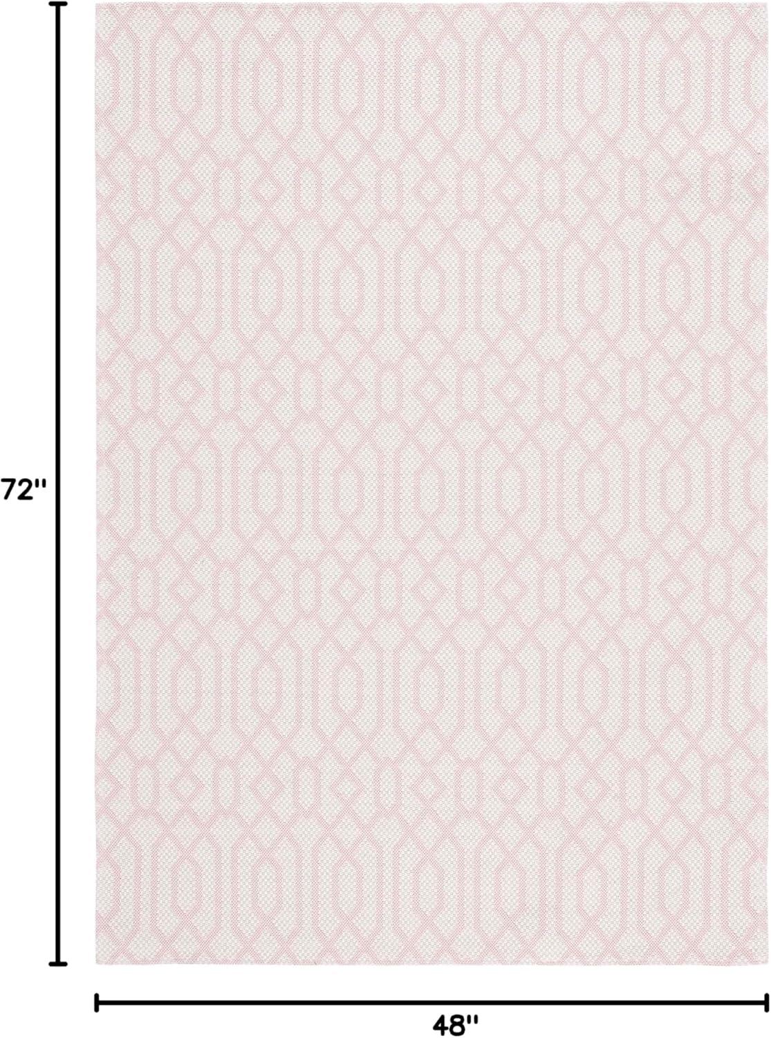 Martha Stewart 421 100% Cotton Geometric Rug