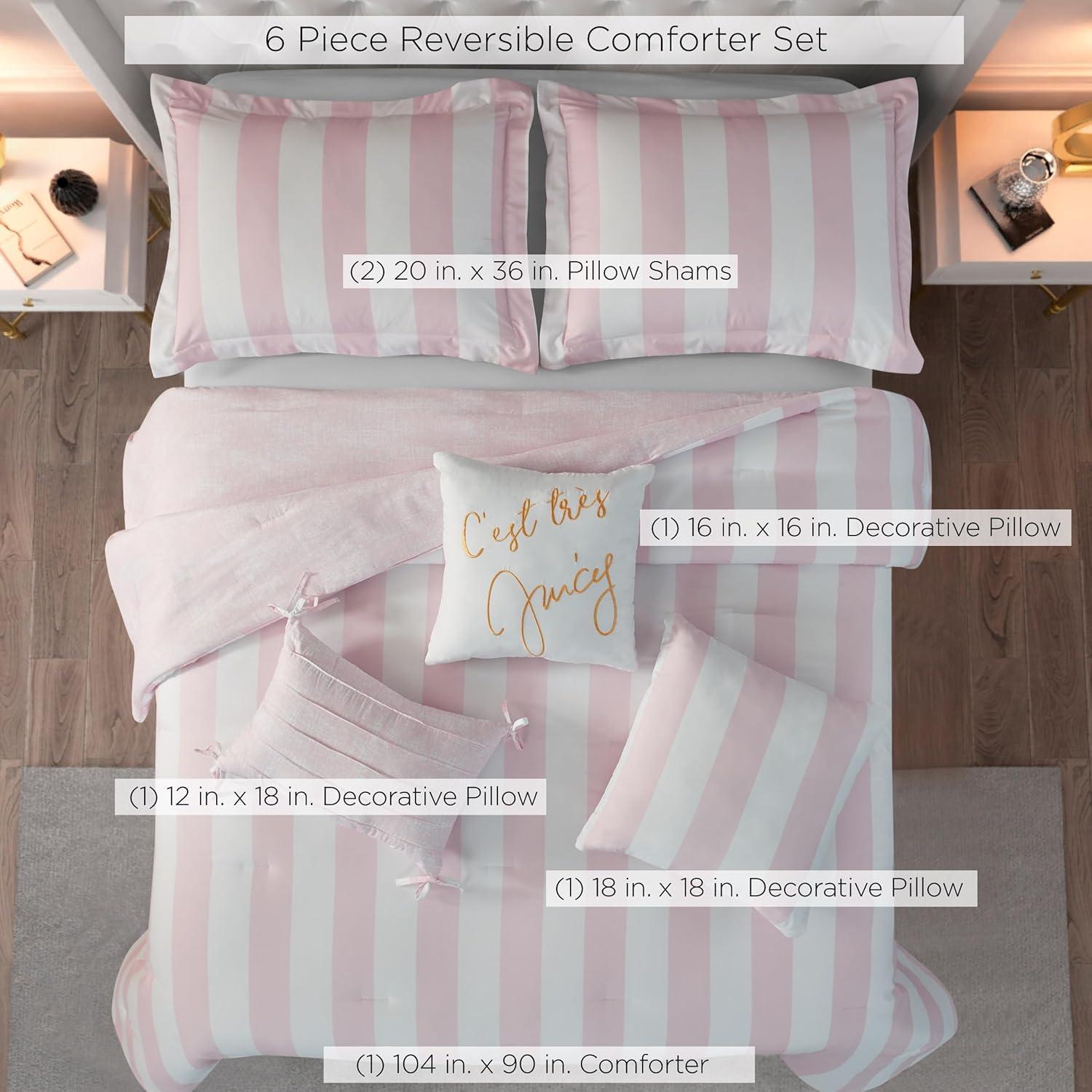 Juicy Couture Juicy Couture Cabana Stripe Comforter Sets