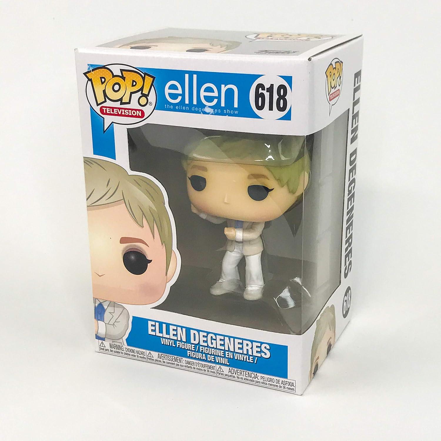 Ellen Degeneres Vinyl Figure in Beige and White Outfit