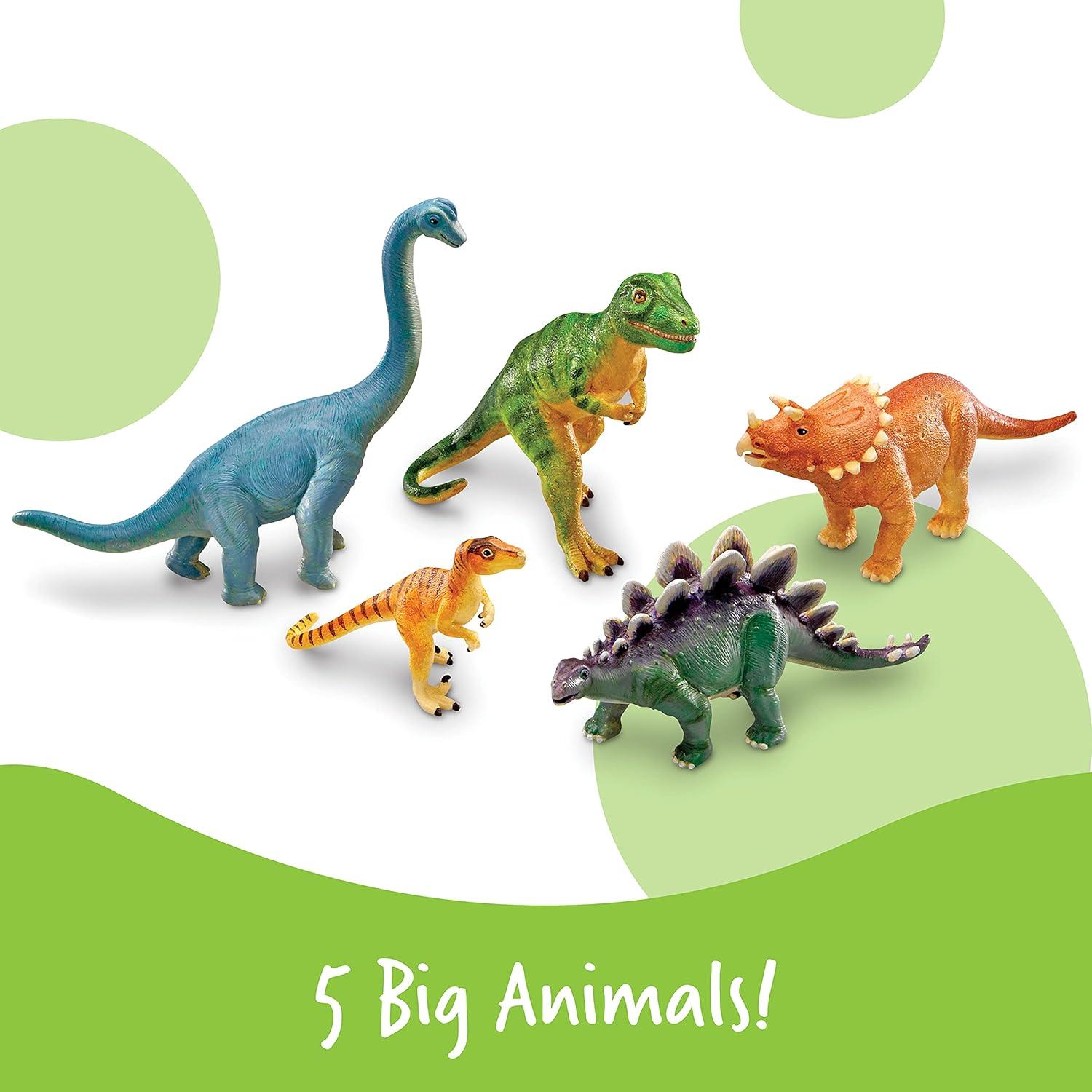 Learning Resources Jumbo Dinosaurs, Set Of 5