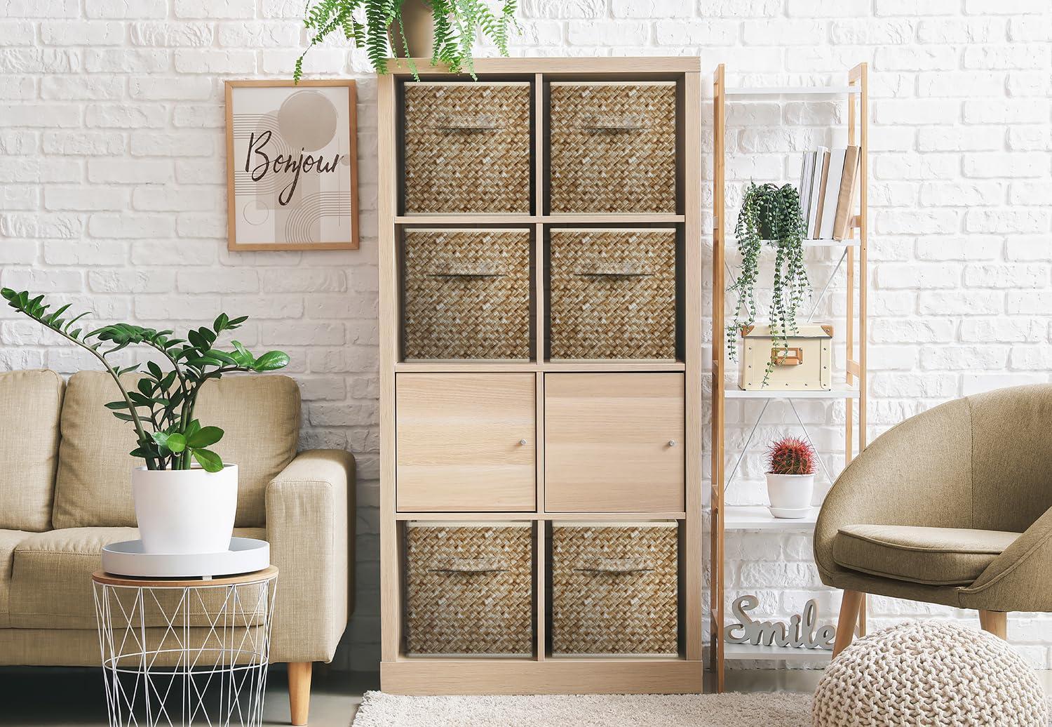 Sorbus Sorbus 4 Pack 11" Foldable Fabric Storage Cube Bins with Handles