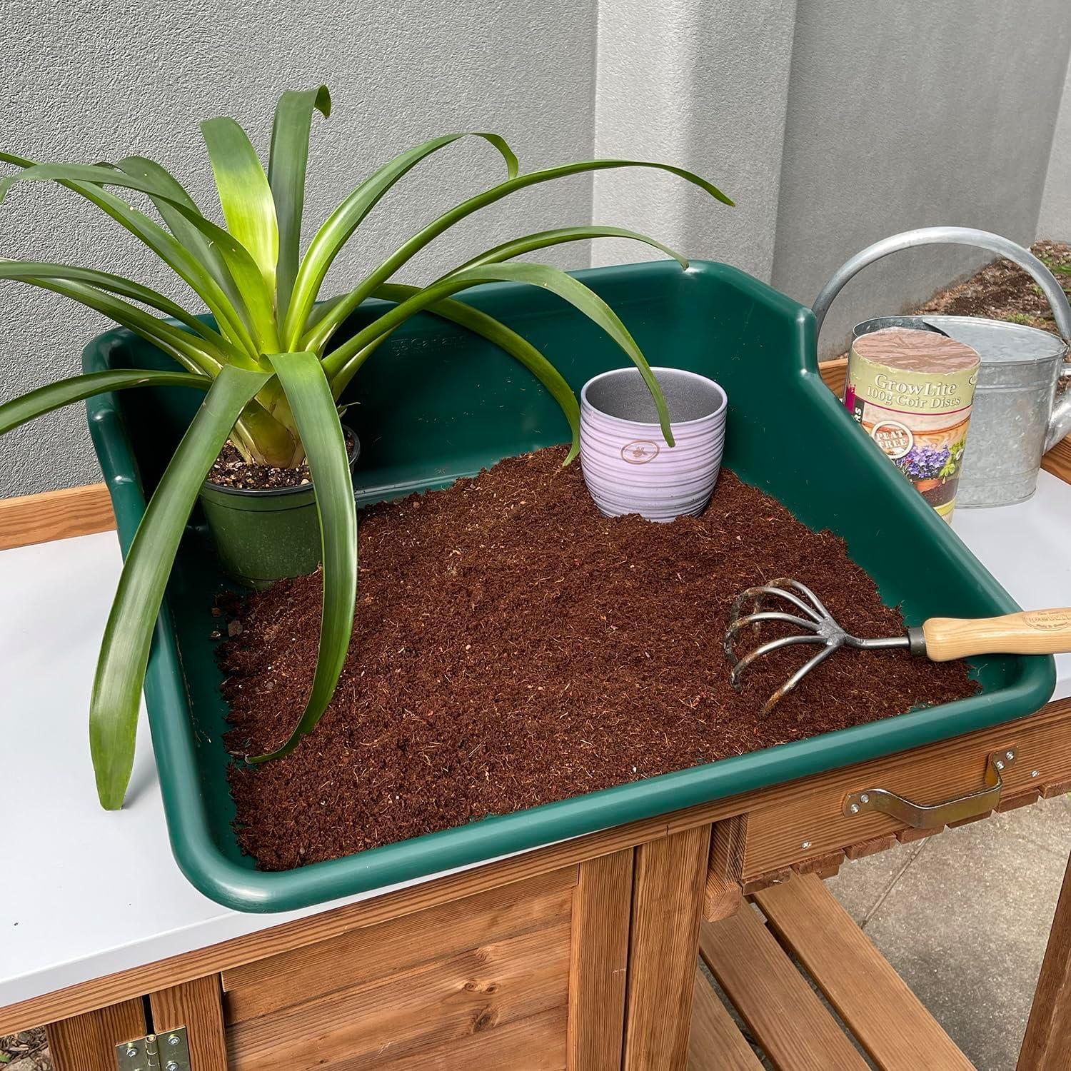 Tierra Garden Garland Tidy Tray Gardening Accessory, 24.5"L x 22"L x 8"H