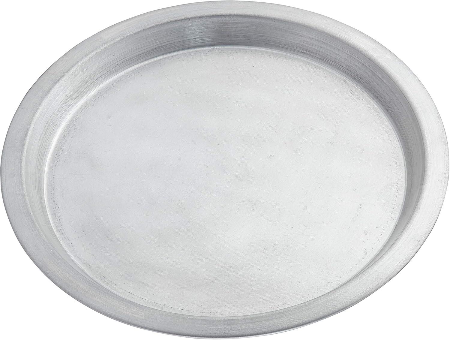 Silver Aluminum Round Pie Pan Server, 9.13 Inch