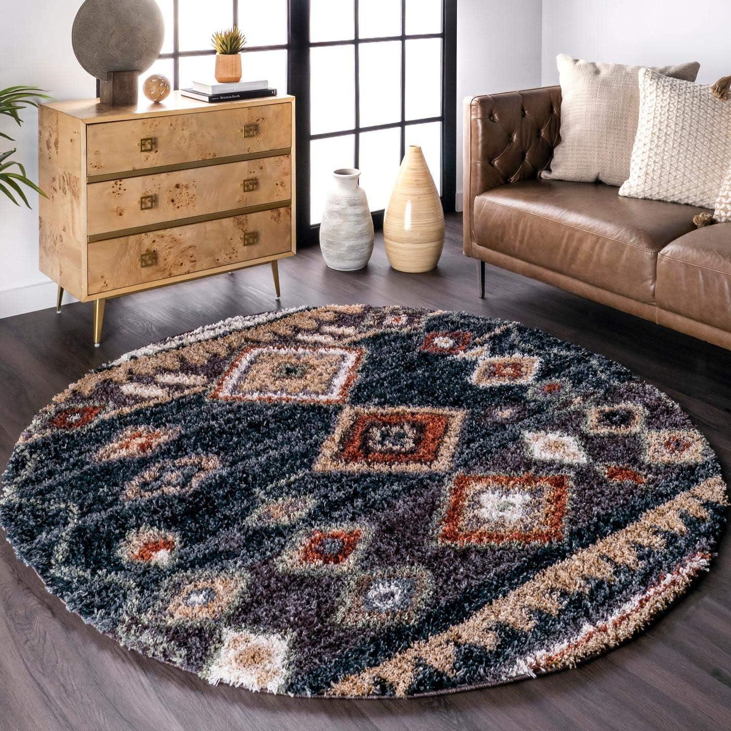 Nuloom Southwestern Rosemarie Moroccan Tassel Shag Indoor Area Rug