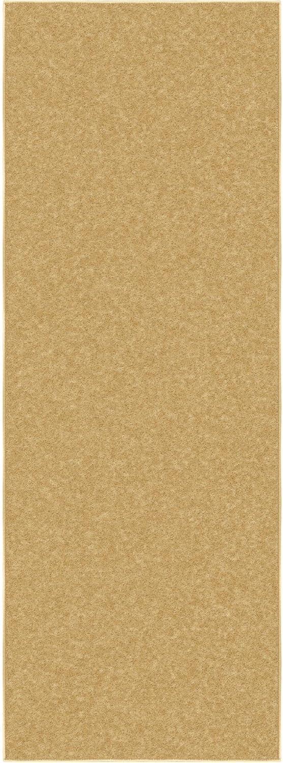 Ottomanson Ottohome Non-Slip Solid Area Rug For Living Room, Hallway Runner, Entryway Rug
