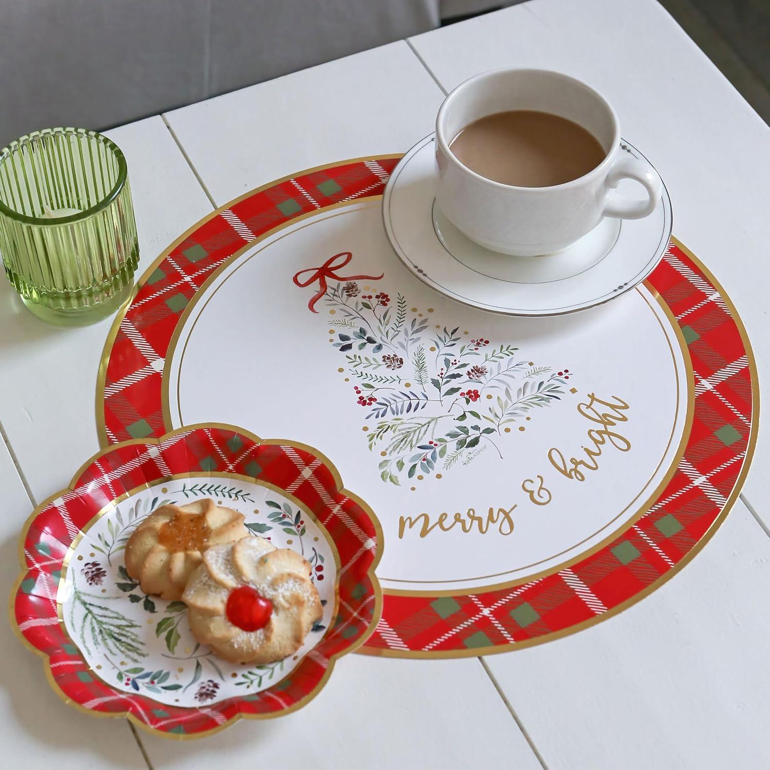 Kate Aspen Christmas 13” Charger Plate Placemat | 28665NA