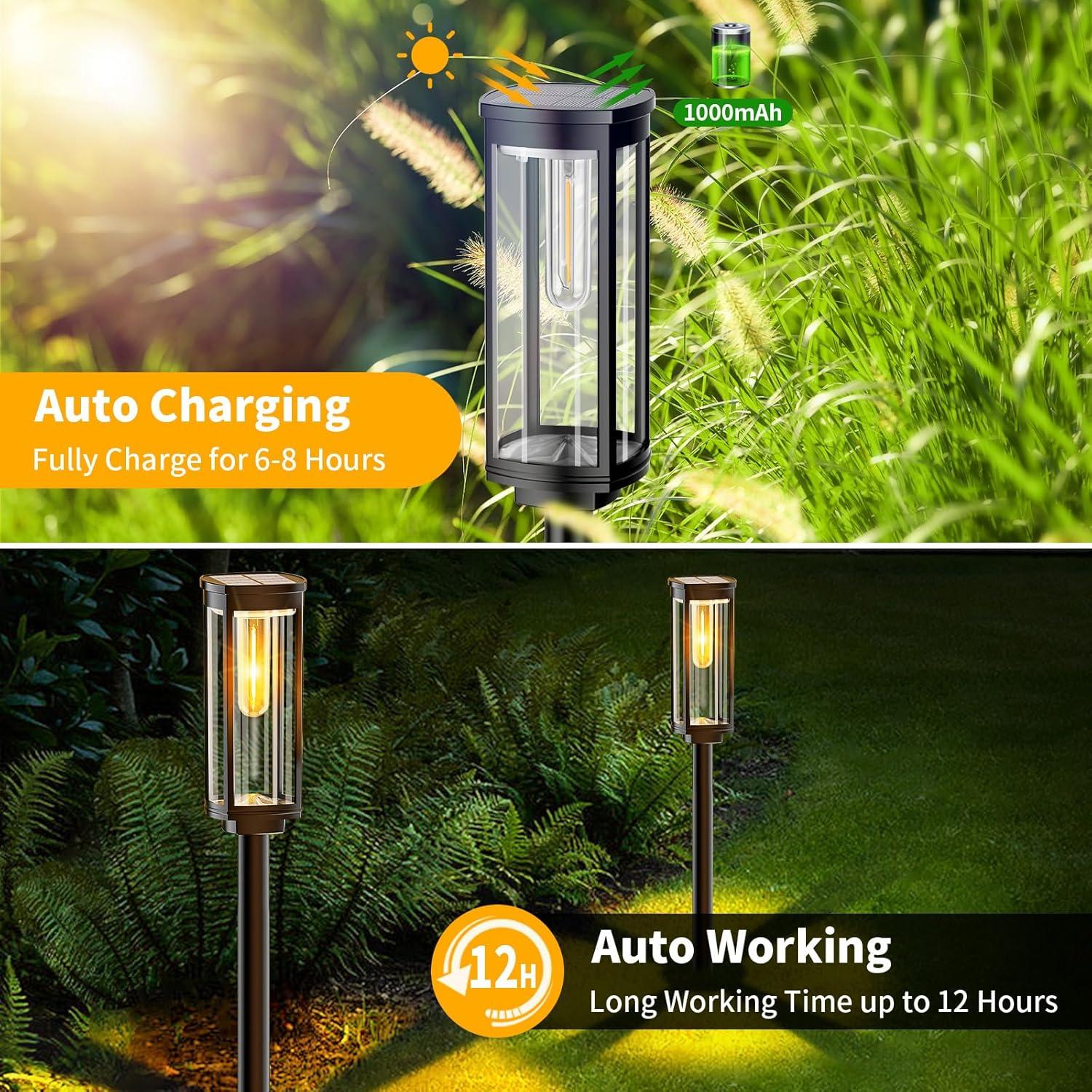 Solar Powered Integrated LED Pathway Light Pack