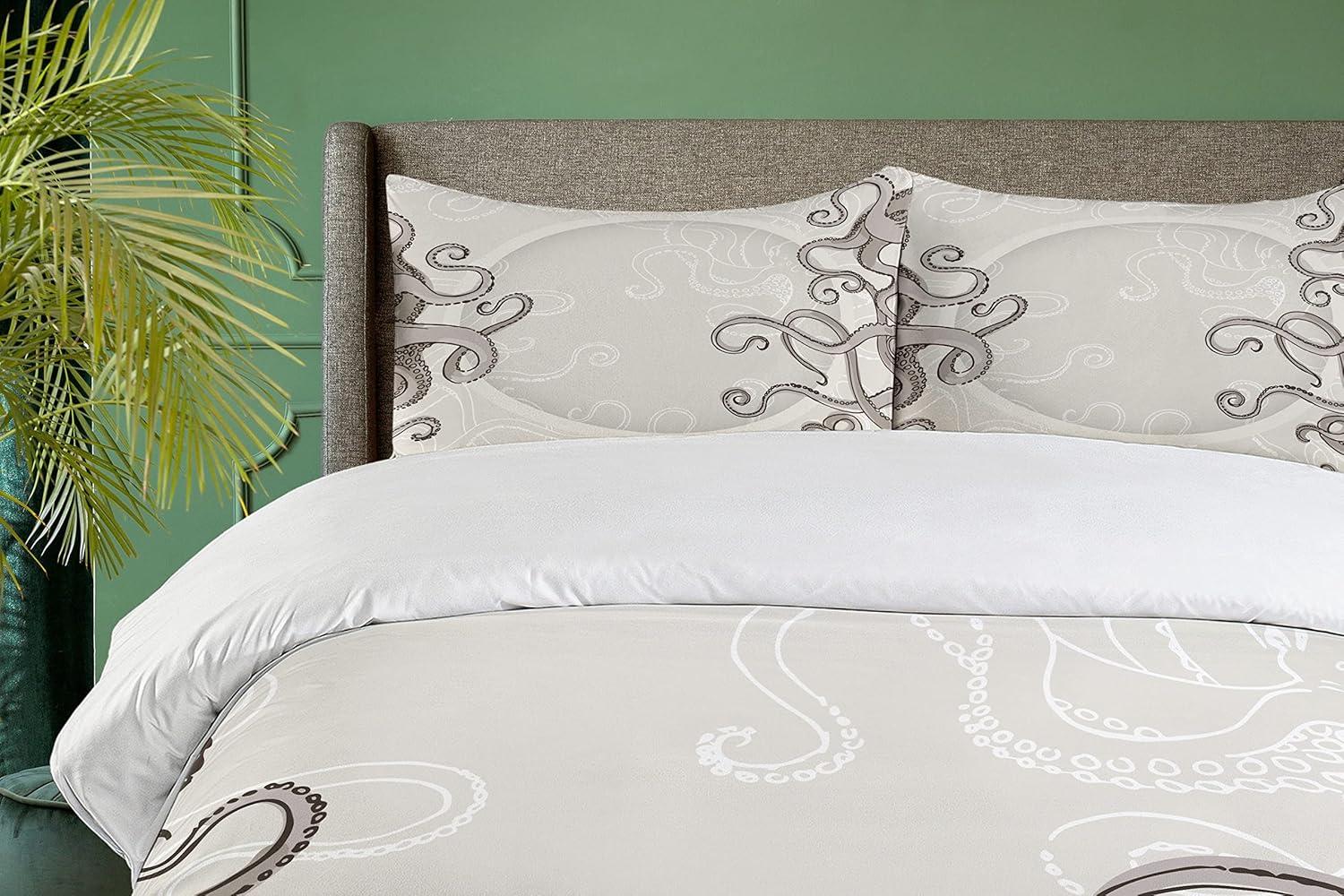 Kraken Coastal Duvet Cover Set